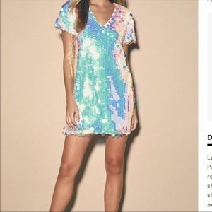 Lulus Sequin Dress. NWT.